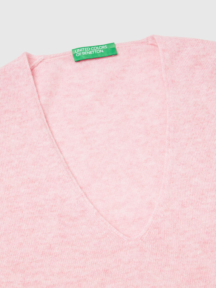 V NECK SWEATER L/S Women image number 6